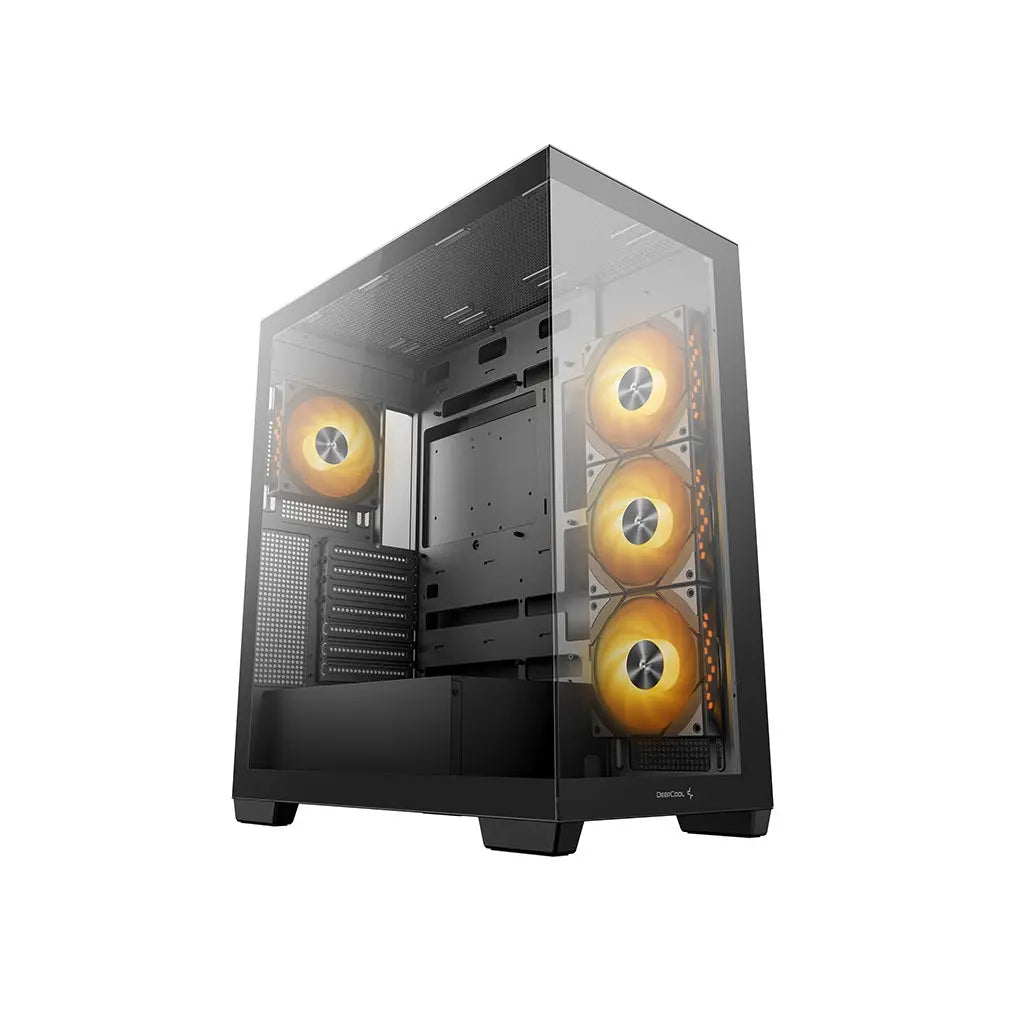 DeepCool CG580 4F Tempered Glass ATX Mid Tower Cabinet-Black