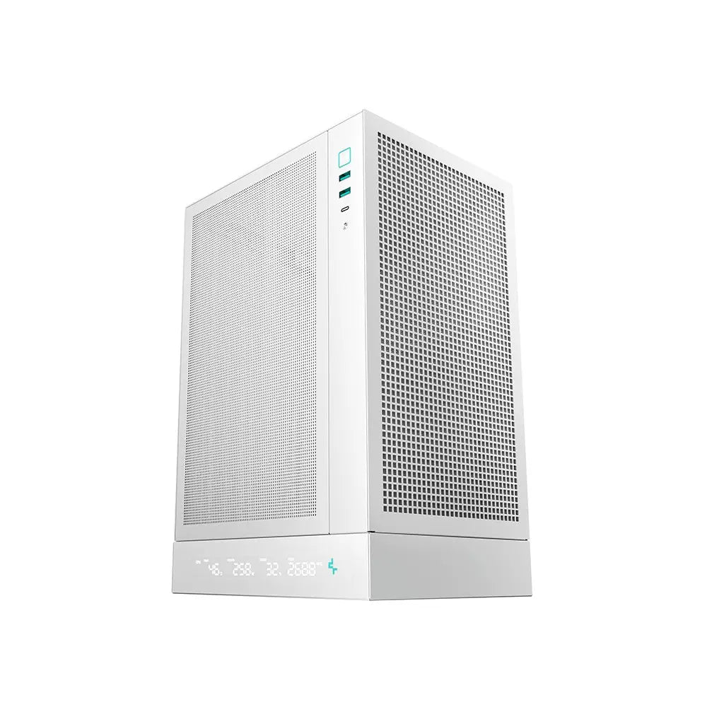 DeepCool CH170 WH Digital Mini ITX Computer Cabinet - White