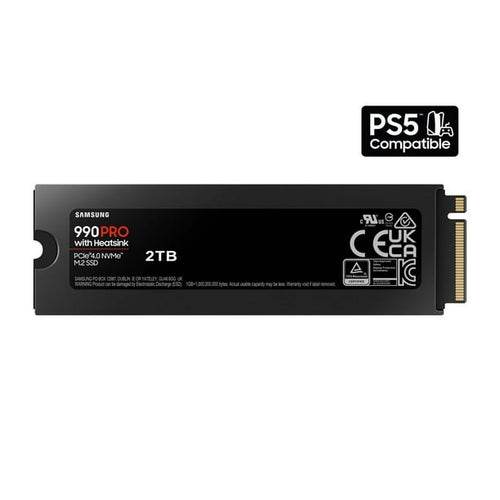 Samsung 990 PRO Heatsink 2TB M.2 NVMe PCIe 4.0 Internal Gaming SSD