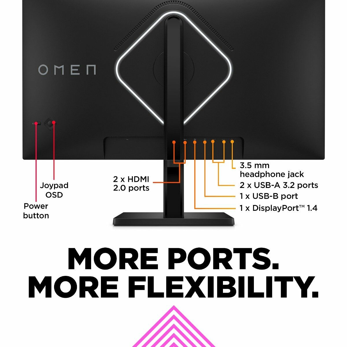 HP OMEN 780J5AA 27" QHD 240Hz 1ms IPS Gaming Monitor