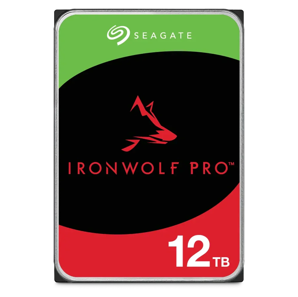Seagate IronWolf Pro 12TB 7200 RPM 3.5" SATA 6Gb/s Enterprise NAS Internal Hard Drive