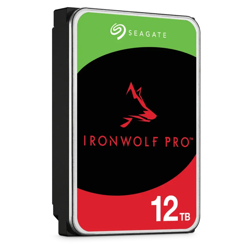 Seagate IronWolf Pro 12TB 7200 RPM 3.5" SATA 6Gb/s Enterprise NAS Internal Hard Drive