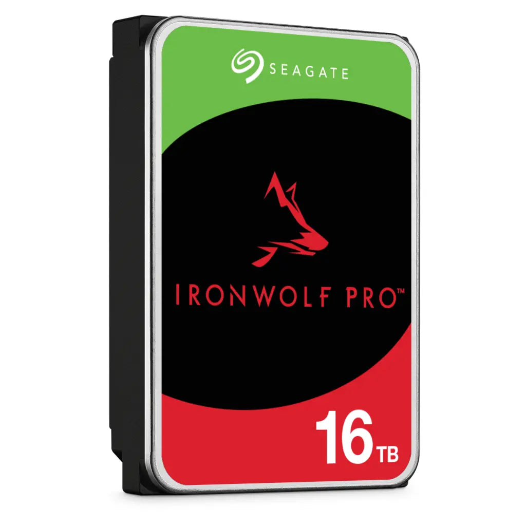 Seagate IronWolf Pro 16TB 7200 RPM 3.5" SATA 6Gb/s Enterprise NAS Internal Hard Drive