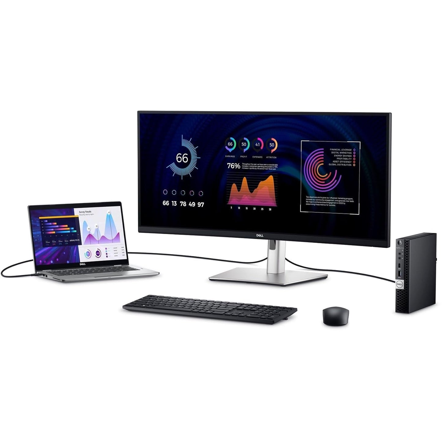 Dell P3424WE 34-inch Ultrawide Monitor with 1440p Curved Display and USB-C Hub Connectivity