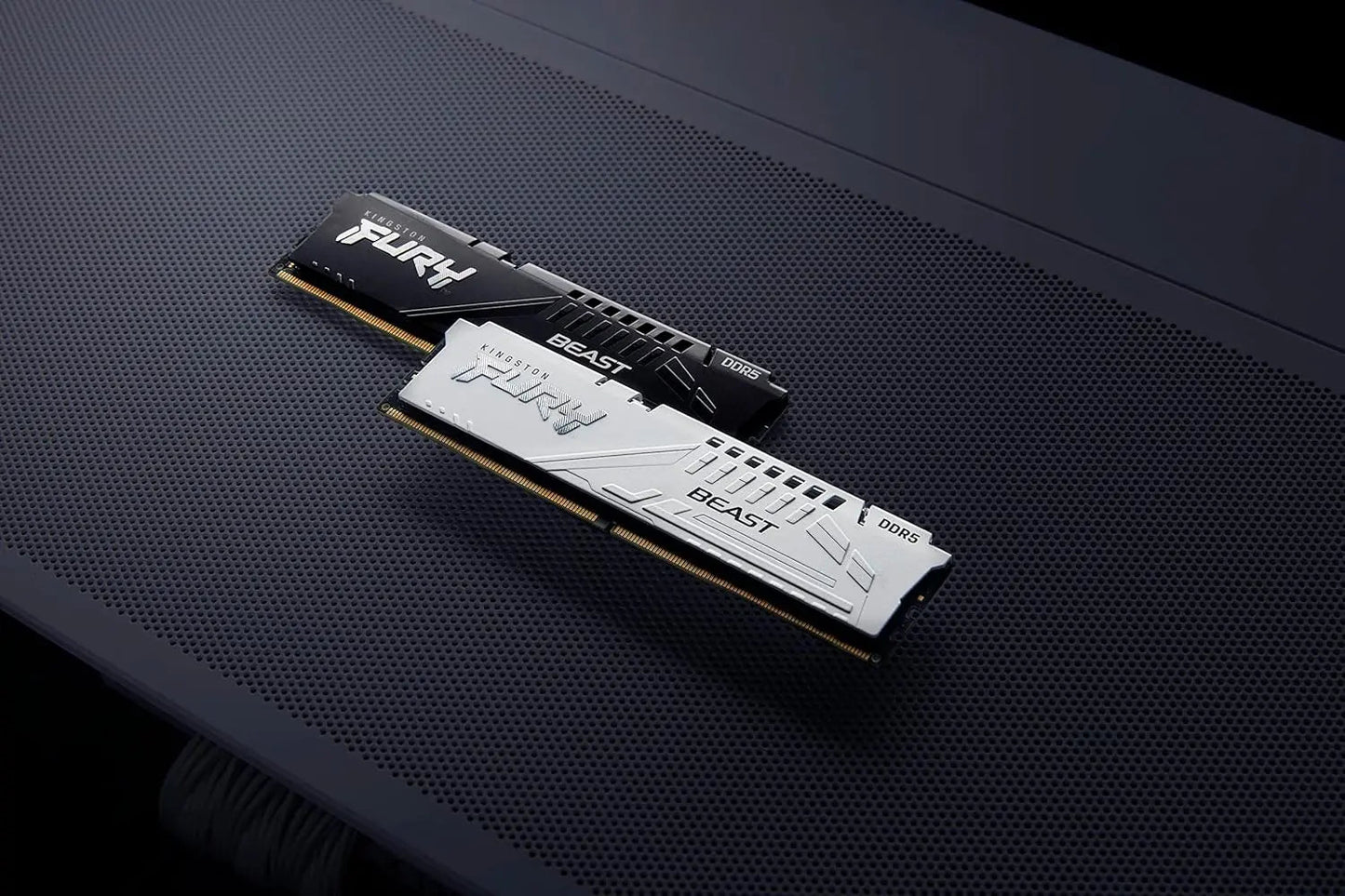 Kingston Fury Beast 16GB DDR5 RAM 5200MHz CL40 UDIMM Gaming Desktop Memory - White