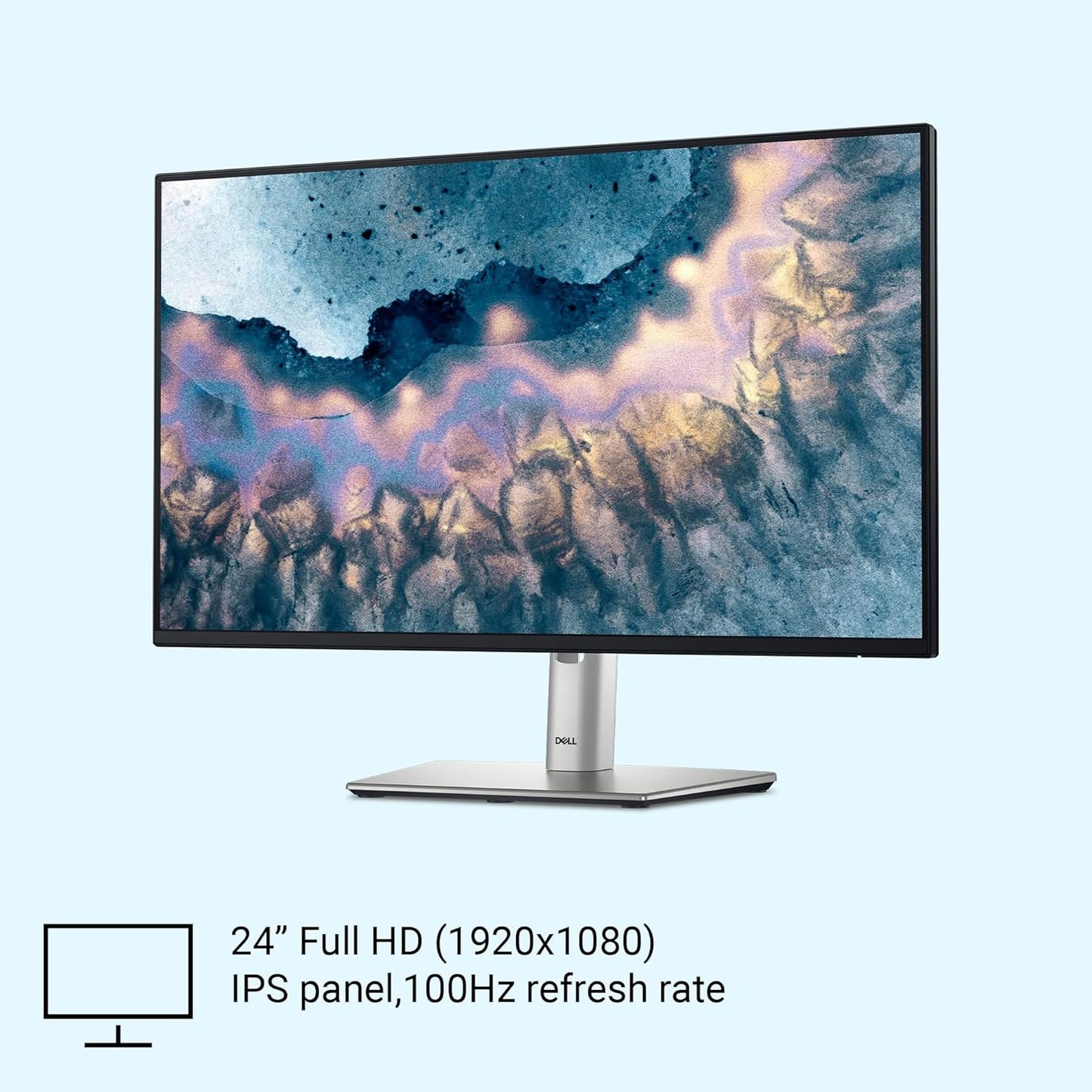 Dell P2425H 24" 100Hz 1080p FHD Flat Antiglare IPS Panel Monitor