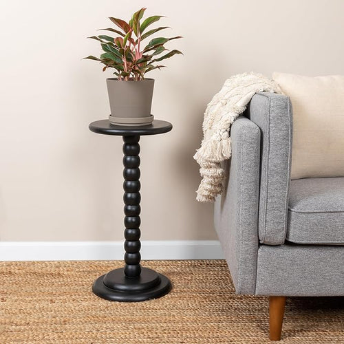 Wooden Round Side Table for Bedrooms