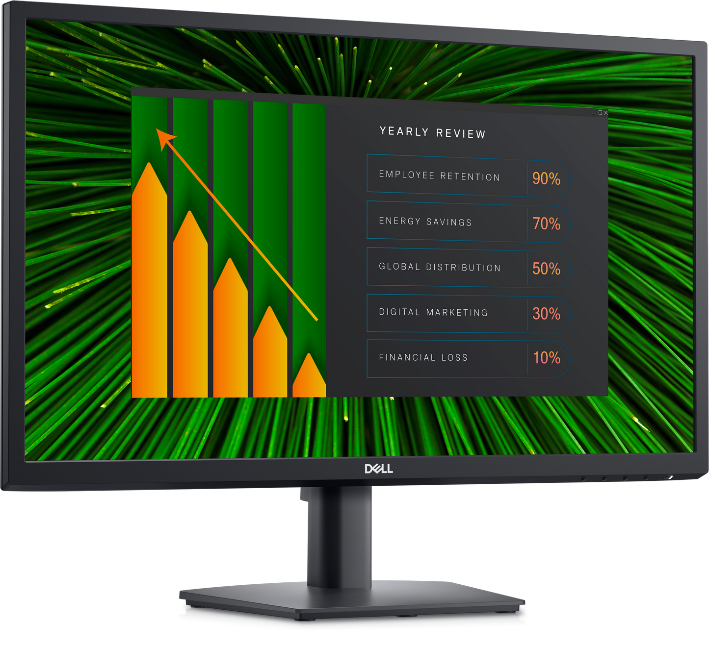 Dell E2423HN 24-inch Full HD Monitor with VA Panel Anti-Glare Coating and Tilt Adjustment
