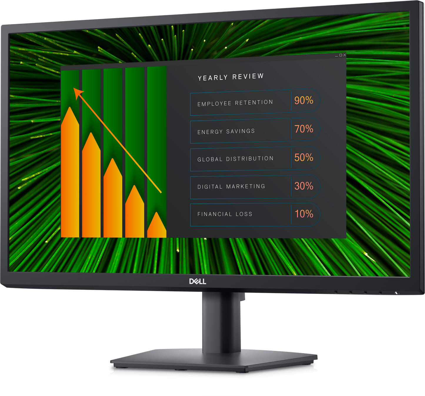 Dell E2423HN 24-inch Full HD Monitor with VA Panel Anti-Glare Coating and Tilt Adjustment