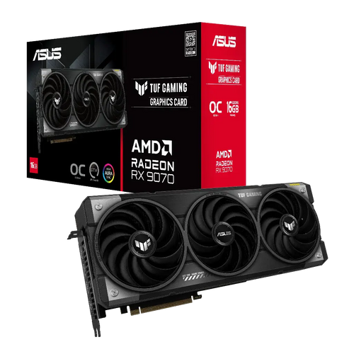 ASUS TUF Gaming Radeon RX 9070 OC Edition 16GB GDDR6 256-Bit Graphics Card