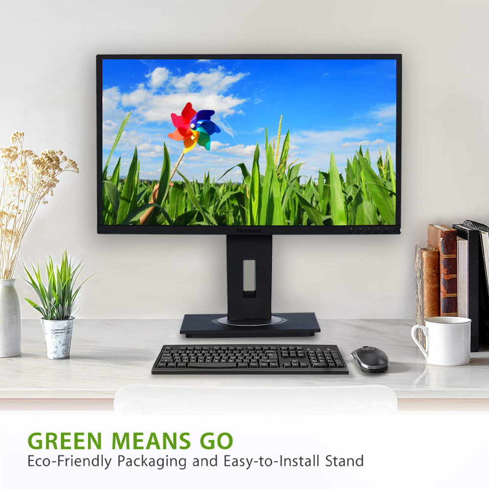 ViewSonic VG2448 24" 60Hz 1080p FHD IPS Panel Business Monitor with Speakers