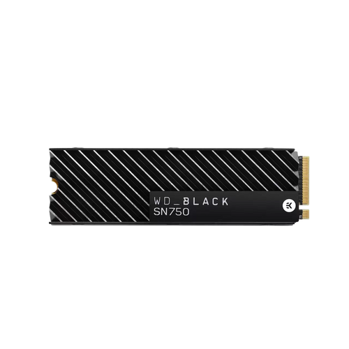 Western Digital SN750 1TB M.2 NVMe Internal Solid State Drive with Heatsink - Black