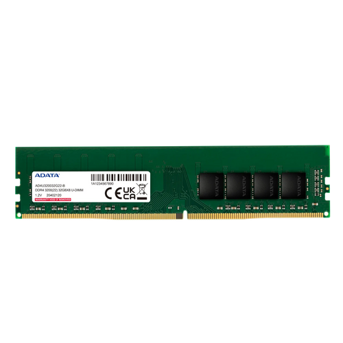 ADATA Premier 16GB DDR4 RAM 3200MHz CL22 U-DIMM Desktop Memory Module