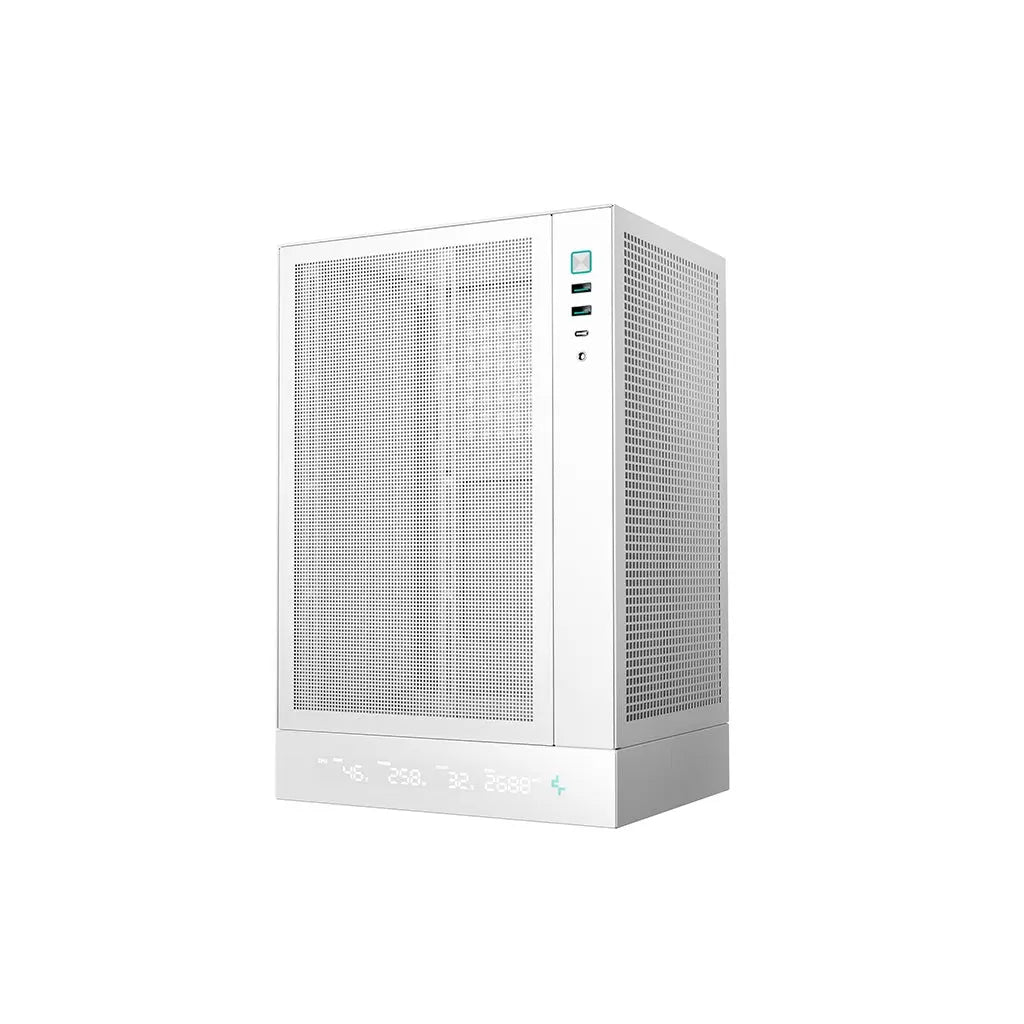 DeepCool CH170 WH Digital Mini ITX Computer Cabinet - White