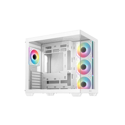 DeepCool CG530 4F Tempered Glass ATX Mid Tower Cabinet-White