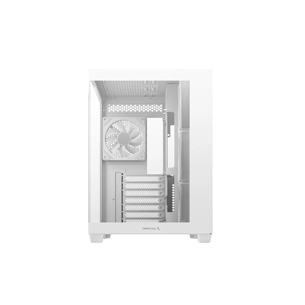 DeepCool CG530 4F Tempered Glass ATX Mid Tower Cabinet-White