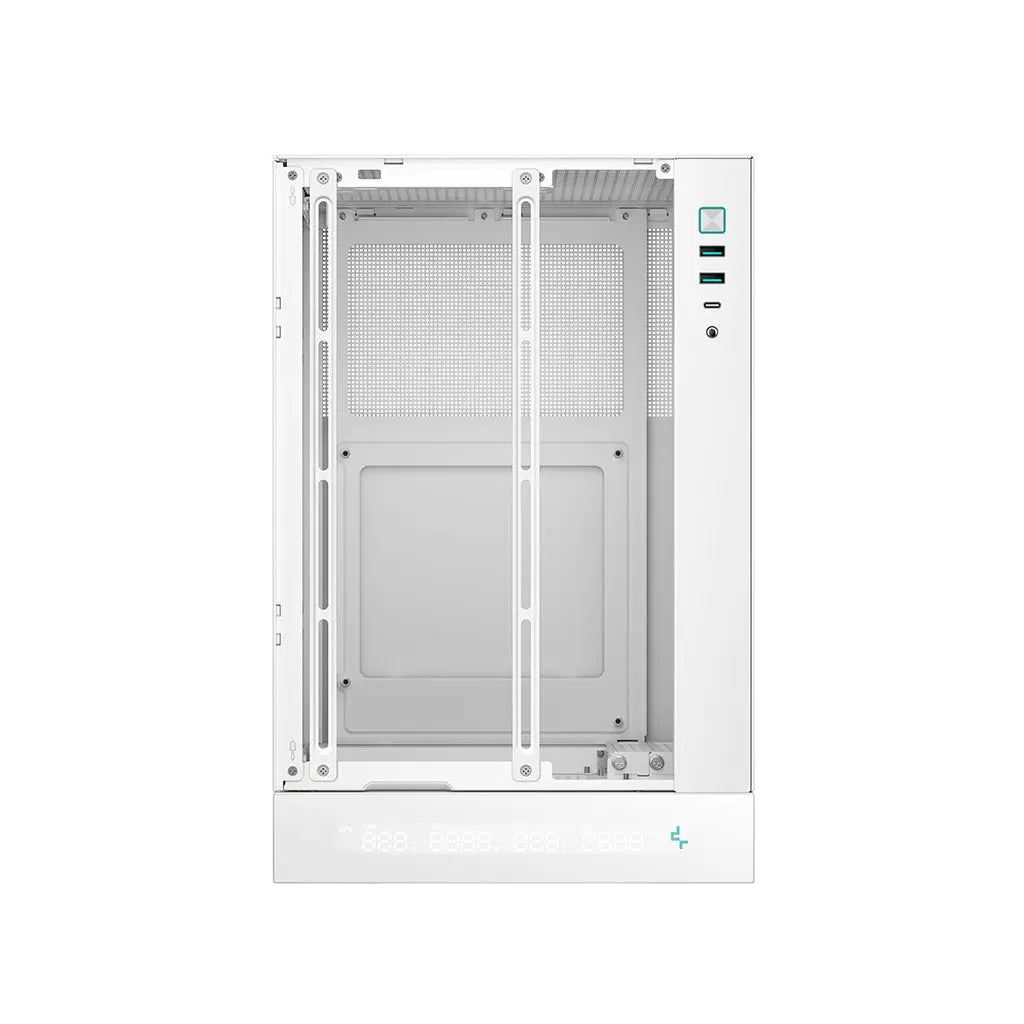 DeepCool CH170 WH Digital Mini ITX Computer Cabinet - White