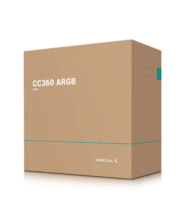 Deepcool CC360 ARGB Tempered Glass Side Panel M-ATX Tower Cabinet - Black