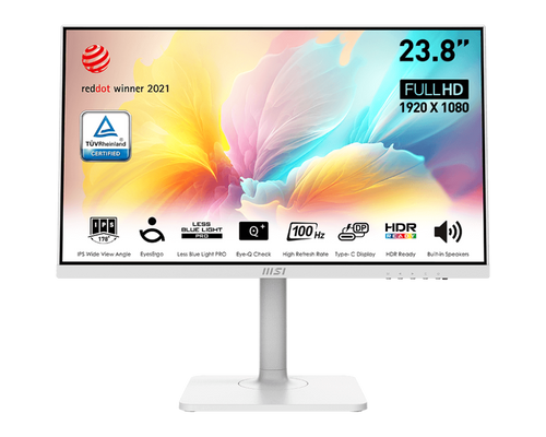 MSI Modern MD2412PW 24"FHD 4ms 100Hz IPS Built-in Speakers Office Monitor