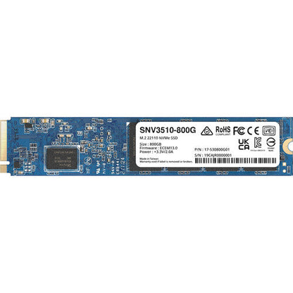 Synology SNV3510 800GB M.2 22110 NVME Internal SSD Solid State Drive for NAS