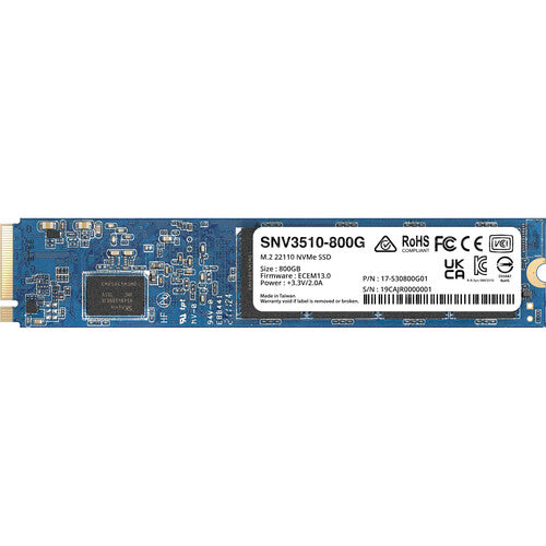 Synology SNV3510 800GB M.2 22110 NVME Internal SSD Solid State Drive for NAS