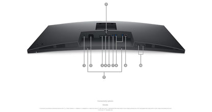 Dell P3424WE 34-inch Ultrawide Monitor with 1440p Curved Display and USB-C Hub Connectivity