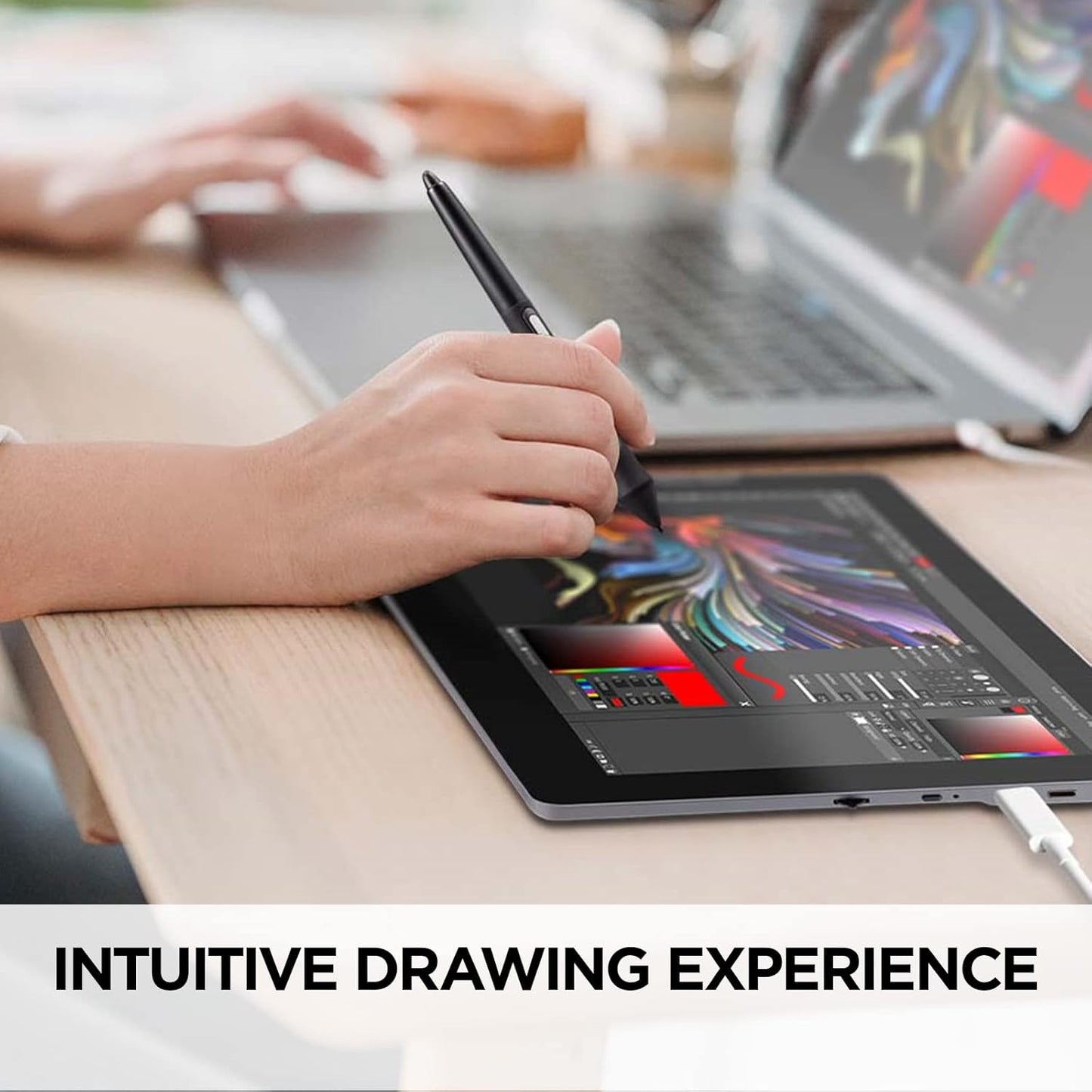 ViewSonic ID1330 13.3" 1080p FHD USB Type-C Laminated Screen ViewBoard Pen Display Graphics Tablet