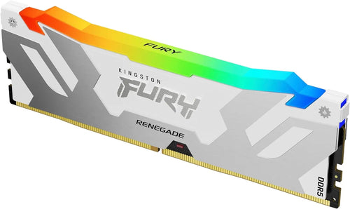 Kingston Fury Renegade RGB 16GB DDR5 7200MHz CL38 DIMM Desktop Gaming Memory - White