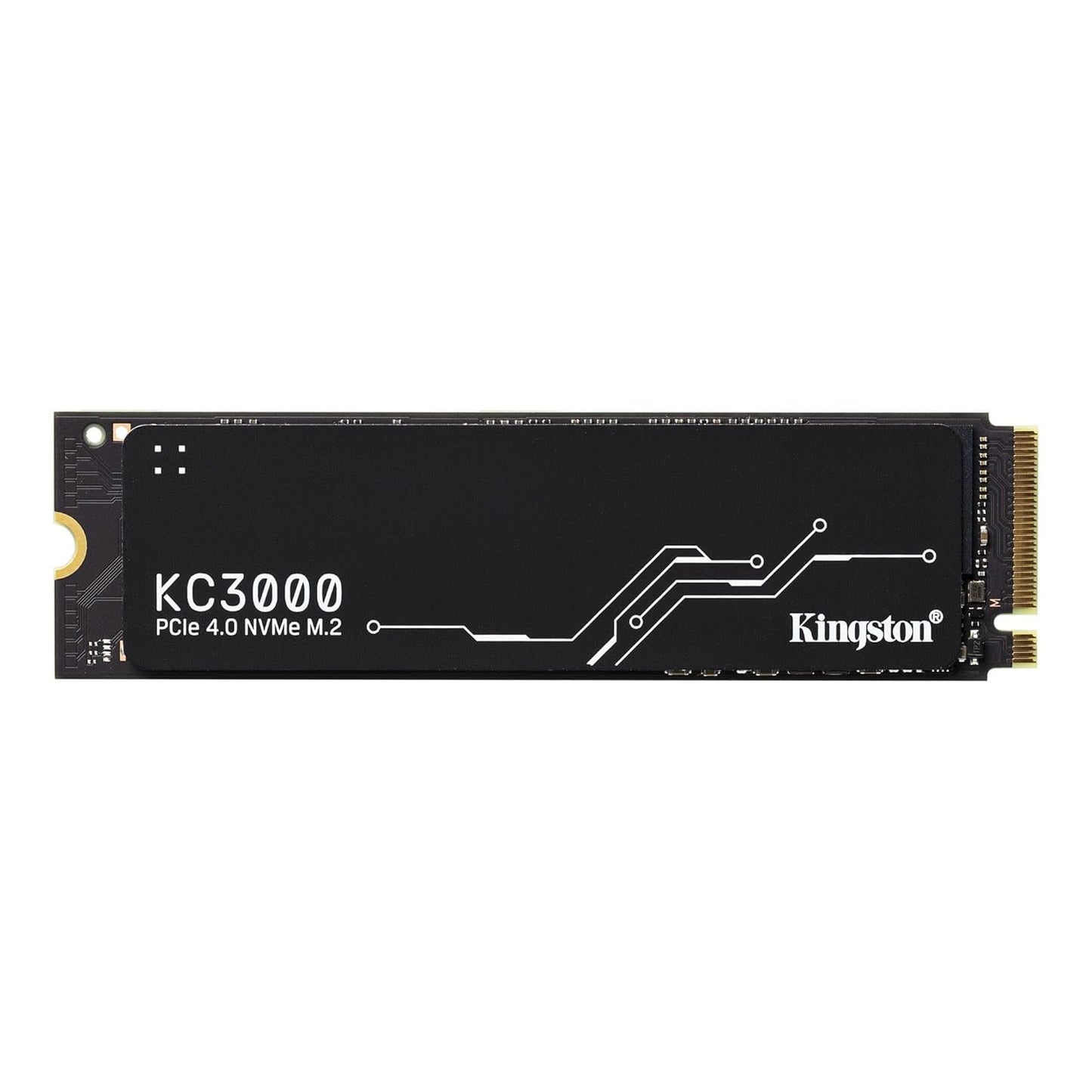 Kingston KC3000 2TB M.2 2280 PCIe 4.0 NVMe Gen4 3D NAND Internal Solid State Drive - Black
