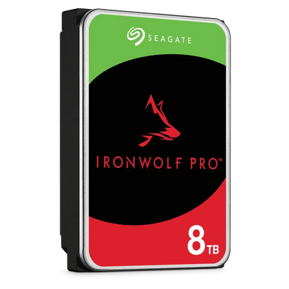 Seagate IronWolf Pro 8TB 3.5" 7200 RPM Enterprise NAS Internal Hard Disk Drive