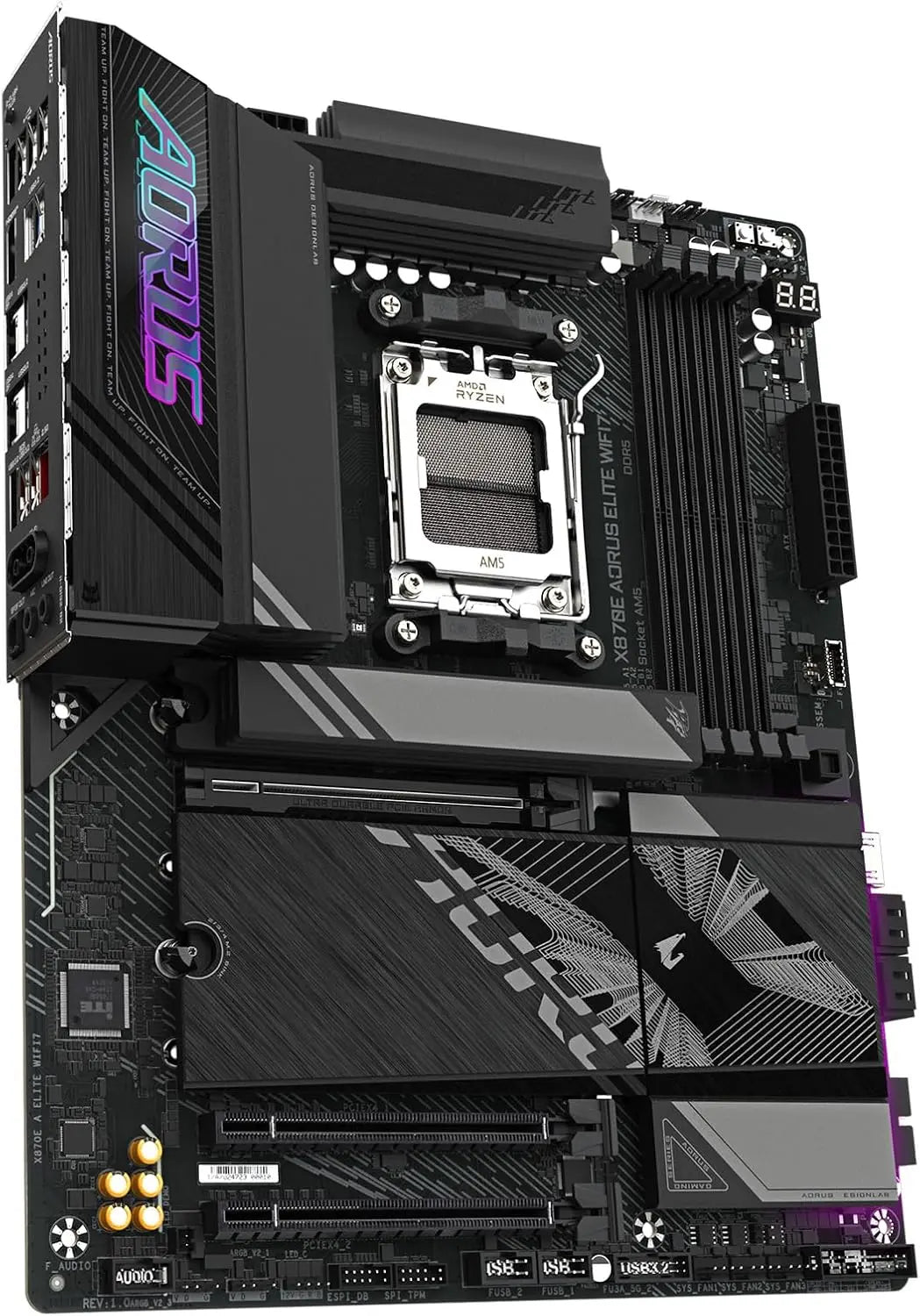 GIGABYTE X870E AORUS ELITE DDR5 WIFI7 AMD AM5 Socket ATX Motherboard