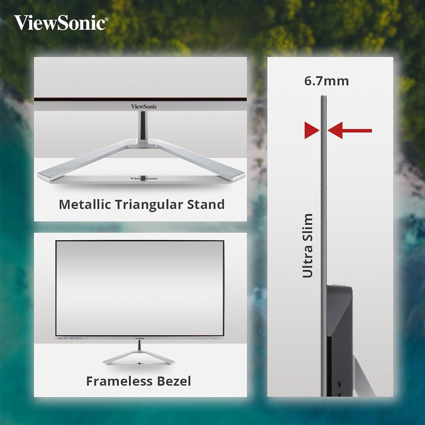 ViewSonic VX3276-MHD-3 32” 75Hz HDR10 1080p FHD sRGB IPS Panel Monitor