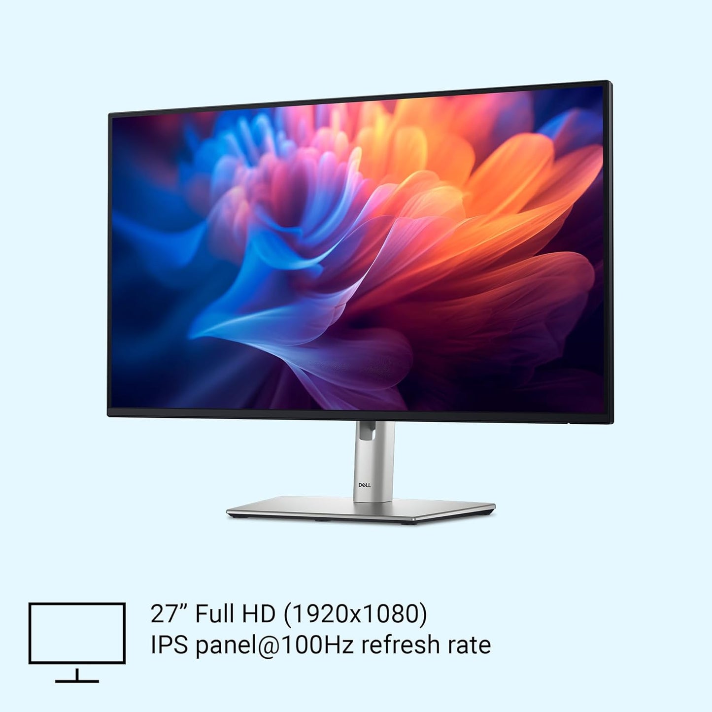 Dell P2725H 27" 100Hz 1080p FHD Anti-glare IPS Panel Monitor