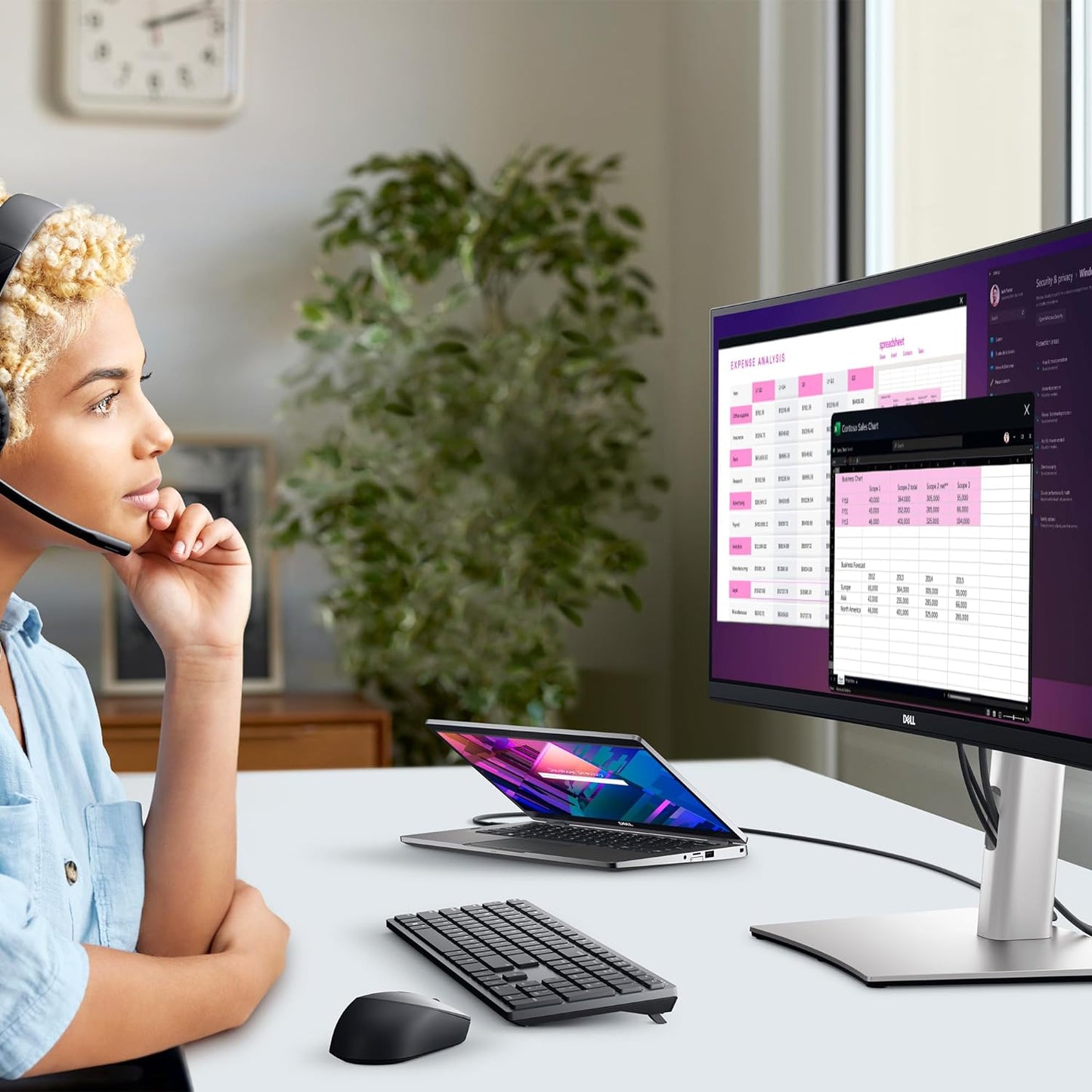 Dell P3424WE 34-inch Ultrawide Monitor with 1440p Curved Display and USB-C Hub Connectivity