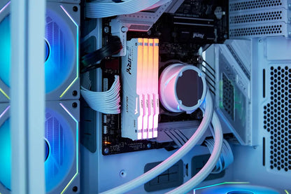 Kingston Fury Beast RGB 16GB DDR5 5600MHz CL40 DIMM Gaming Desktop Memory - White