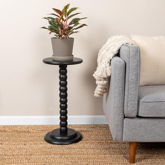 Wooden Round Side Table for Bedrooms