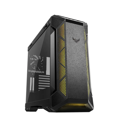 ASUS TUF Gaming GT501 ATX Mid Tower Cabinet with Three RGB 120mm Fans and Tempered Glass Side Panel