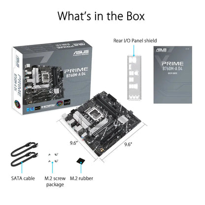 ASUS PRIME B760M-A Intel LGA 1700 Micro-ATX DDR5 Motherboard