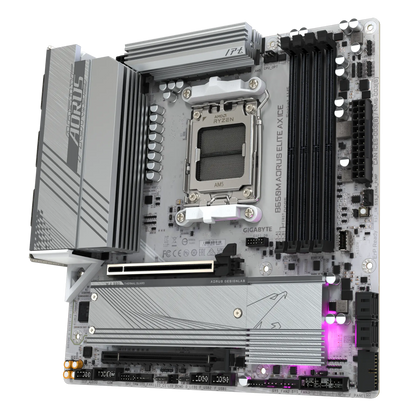 GIGABYTE B650M AORUS ELITE AX ICE AMD AM5 Socket DDR5 Micro ATX Motherboard