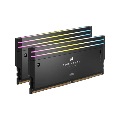 Corsair Dominator Titanium 96GB (2x48GB) DDR5 RAM 6600MHz CL32 Gaming Desktop Memory-Black