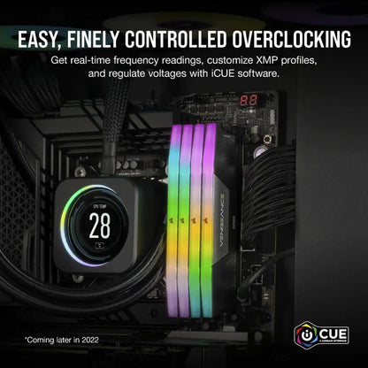 Corsair Vengeance RGB 32GB DDR5 RAM 5200MHz CL40 Desktop Memory